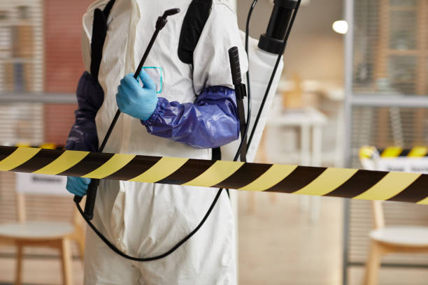 Professional Biohazard technician working in Elm Creek, TX